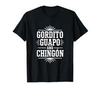 Gordito Guapo Chingon Funny Vintage Western Dicho Camiseta