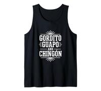 Gordito Guapo Chingon Funny Vintage Western Dicho Camiseta sin Mangas