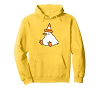 Gordito Pájaro Llevando Un Cono De Tráfico Divertido Sudadera con Capucha