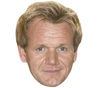 Gordon Ramsay (Young) Big Head. Máscara más grande que la vida.