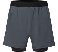 Pantalón corto GOREWEAR Concurve 5 2in1 gris oscuro - M