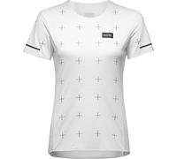 GORE WEAR Camiseta de manga corta de running Contest Daily para mujer, 34, Blanco