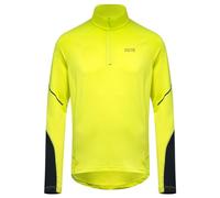 GORE WEAR Camiseta de manga larga para hombre, Multideporte, M, Amarillo neón/Negro
