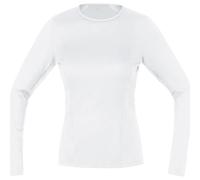 GORE WEAR M Camiseta interior de manga larga para mujer, 34, Blanco
