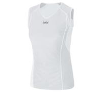 GORE WEAR M Camiseta interior sin mangas para mujer GORE WINDSTOPPER, Talla: 40, Color: Gris claro/Blanco