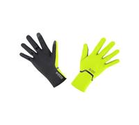 GOREWEAR Guantes M WINDSTOPPER Stretch, Neon Yellow / Black, 11