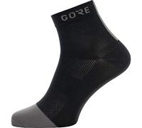 GORE WEAR M Light Calcetines Medianos, Unisex Adulto, Talla: 38-40, Color: negro/gris