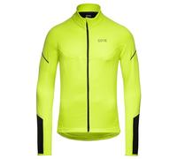 GORE WEAR M Thermo Maglia Zip Manica Lunga, Camiseta manga larga con cremallera Hombre, Neon Yellow/Negro, S