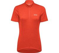 Maillot Gore Wear C3 manga corta rojo anaranjado mujer - L
