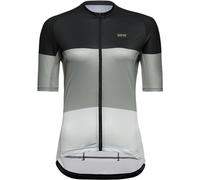 GORE WEAR Maillot transpirable de ciclismo para mujer, Spirit Stripes, Transporte rápido de la humedad, Estampado exclusivo, Maillot de ciclismo de manga corta