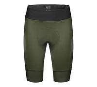 GORE WEAR Mallas cortas de ciclismo para mujer Ardent, Con badana, 40, Verde oscuro
