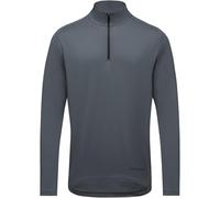 GOREWEAR Camiseta de running para hombre Everyday con cremallera de 1/4 gris | M