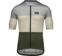 GORE WEAR Spirit Maillot transpirable de ciclismo para hombre, Gris Laboratorio/Beige Técnico, S