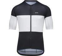 GORE WEAR Spirit Maillot transpirable de ciclismo para hombre, Negro/Blanco, XL