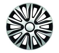 GORECKI 2211193 - Juego Tapacubos Nardo Silver Black 16 Pulgadas