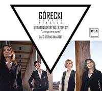 Gorecki : Quatuor à cordes n° 3. Quatuor Dafô.