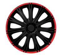 Gorecki Tapacubos 14" pulgada Kit negro/rojo Embelecedores De Rueda Juego de tapacubos 2211184