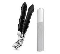 Goredny Orthoclip Nail Clippers, Orthoclip Toe Nail Clippers, Heavy Duty Ingrown Toenail Clippers, with Bend-Type Large-Mouth, Splash-Proof Storage Box Design (SETA)