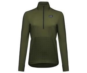 GOREWEAR 1/2 Cremallera TrailKPR Hybrid Mujer, Utility Green, 36