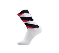 GOREWEAR Calcetines Essential Signal, White/Lab Red, 41-43
