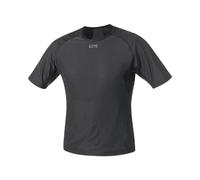 Camiseta interior Gore Wear Windstopper Base Layer manga corta negro - M