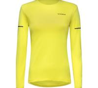 GOREWEAR Camiseta Manga Larga Contest 2.0 Mujer, Washed Neon Yellow, 34