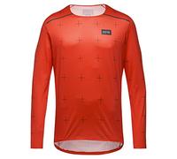 GOREWEAR Camiseta Manga Larga Contest Hombre, Fireball, XL