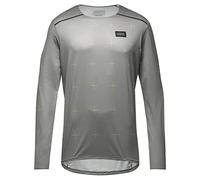 GOREWEAR Camiseta Manga Larga Contest Hombre, Lab Gray, M