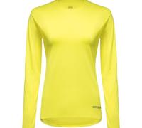 GOREWEAR Camiseta Manga Larga Everyday Mujer, Washed Neon Yellow, 36