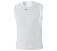 GOREWEAR Camiseta sin mangas M GORE® WINDSTOPPER® Base Layer, Light Grey/White, L