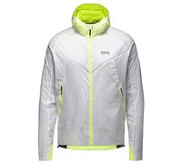 GOREWEAR Chaqueta acolchada R5 GORE-TEX INFINIUM™, White/Neon Yellow, S