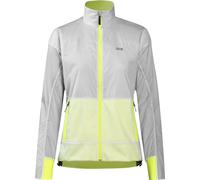 GOREWEAR Chaqueta Drive Mujer, White/Neon Yellow, 36