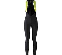 GOREWEAR Culote largo+ Progress Thermo Mujer, Black/Neon Yellow, XXS