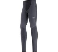 GOREWEAR Culote largo sin tirantes+ C3 Partial GORE-TEX INFINIUM™ Thermo, Black/Neon Yellow, L