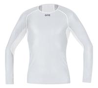 GOREWEAR Camiseta manga larga M GORE® WINDSTOPPER® Base Layer, Light Grey/White, S