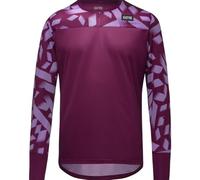 GOREWEAR Maillot Manga Larga TrailKPR Daily Hombre, Process Purple/Scrub Purple, S