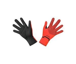 GOREWEAR Mid Guantes C3 Gore-Tex INFINIUM Stretch, Fireball/Black, 8