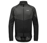 GOREWEAR Phantom Chaqueta de Ciclismo para Hombre, Gore-Tex Infinium Windstopper, Chaqueta 2 en 1 con Mangas Desmontables, Corte Entallado