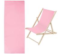 GORGECRAFT 1 Pieza de Repuesto para Silla de Playa Lona de 435 x 1165 mm Tela Oxford Tela Rosa para Silla Repuesto de Eslinga Reclinable para Tomar el Sol Jardín Patio Relajación En la Playa