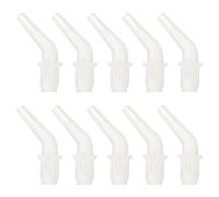 GORGECRAFT 10 UNIDS Punta Angular de Un Solo Placer Pluma de Diamante Puntas de Pluma de Taladro de Pintura Puntas de Pluma de Reemplazo de Plástico Blanco Herramientas para Accesorios de Pluma