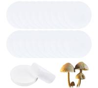 GORGECRAFT 100 Disco de Filtro Sintético de 56mm Diámetro,Papel de Filtro Cuantitativo Sin Cenizas,Velocidad Media,Tamaño de Boca Ancha,Papel de Filtrado Circular de Embudo de Celulosa para Cultivo