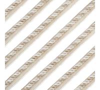 GORGECRAFT 12.5m Cordón Trenzado de Poliéster de 16mm con Borde Retorcido Cuerda Trenzada Decorativa para Tapicería Cinta de Hilo para del Hogar Amarres de Cortinas Bordes de Cortinas Costura