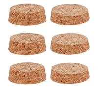 GORGECRAFT 12pz 2 Estilos de Tapones de Corcho para Botellas A Prueba de Fugas Tapones de Corcho Cónicos de Madera de Repuesto Tapas de Corcho Artesanales Grandes Y Suaves Naturales para Botellas