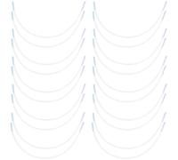 GORGECRAFT 18 par de Alambres de Sujetador de Acero Al Carbono de 21cm Aros de Acero Inoxidable Reemplazos de Soportes de Sujetador de Metal Anillos para Dar Forma Al Sujetador Debajo Del Alambre Ropa
