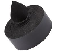 GORGECRAFT 2.5m*30mm*1.6mm Tiras de Cuero Negro Cordón de Cuero Plano de Grano de Lichi Correa de Cuero de Imitación Hilos Cuerdas para Manualidades DIY Asas de Cinturón de Guitarra Hacer Cuerdas