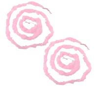 GORGECRAFT 2 Boa de Plumas Esponjosas Rosas de 4m Suave Y Artificial para Disfraz Baile Boas de Plumas de Pavo Accesorios para Halloween Fiesta de Té Árbol de Navidad Boda Artesanía para Mujer