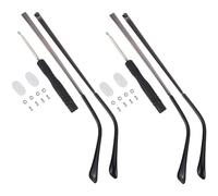 GORGECRAFT 2 Juego de Patillas de Repuesto para Gafas de Bronce para Patillas de Gafas Montura de Reparación Universal para Gafas Reemplazo de Patillas con Destornillador Arandela de Tornillo Gafas
