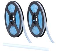 GORGECRAFT 2 Rollo de Moldura de Pared 6mX8mm Tira de Calafateo Autoadhesiva Flexible Despegable Adhesiva Protector de Esquinas de Pared Tiras de Moldura Cinta Selladora de Huecos Fregadero de Cocina