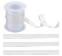 GORGECRAFT 20m*10mm Correa Elástica Transparente Ligera Transparente Invisible Elástica Correa para Sujetador para Bricolaje Hombro Sujetador Lencería Baile Trajes de Baño Ropa Deportiva Proyecto