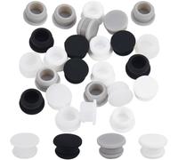 GORGECRAFT 24 tapón de Silicona para Salero Y Pimentero Tapón de Sal 12mm Tapas de Repuesto para Botellas Tapones de Corcho Reutilizables con Extremo Redondo Almacenamiento En el Hogar Y la Cocina